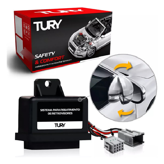 Modulo Eletrônico Retrovisor Elétrico - Tury - PARK 2.1 J - (1)