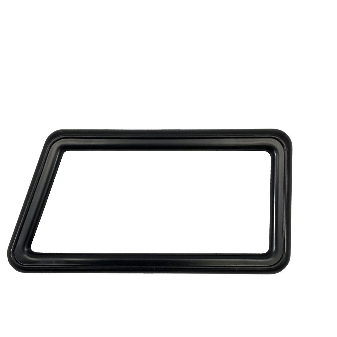 Moldura da Maçaneta Interna Esquerda Preta - Jahu - 70139-9 - (1)