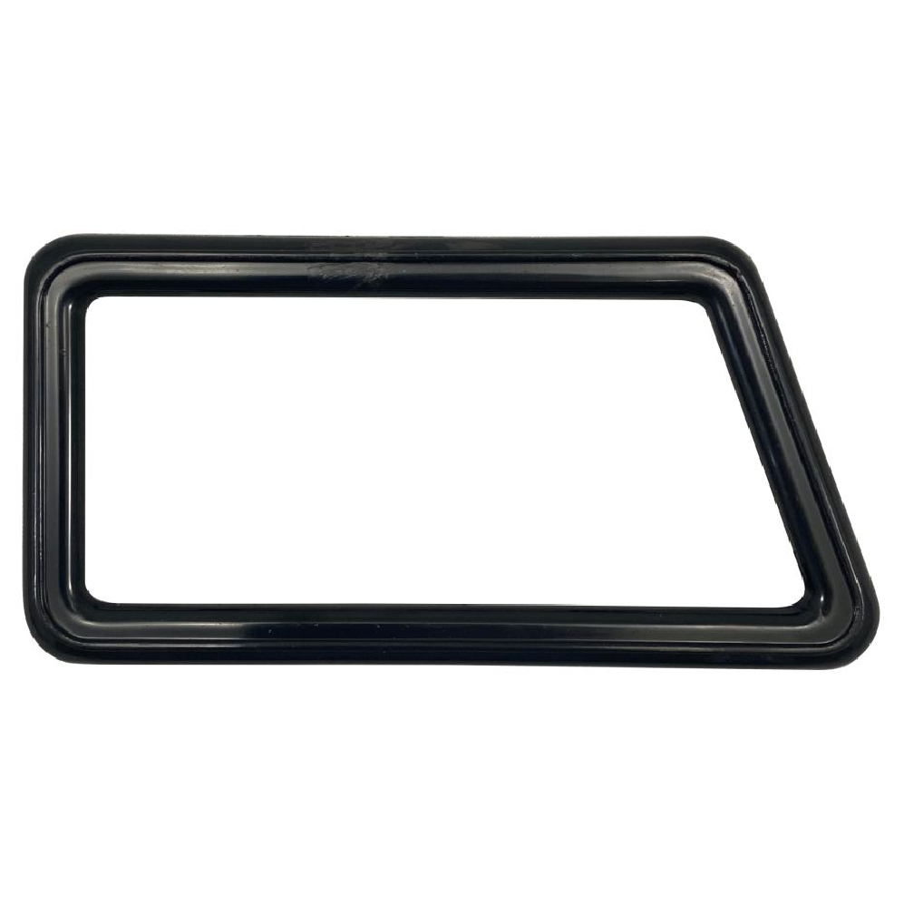 Moldura da Maçaneta Interna Preta - Jahu - 70140-5 - (1)