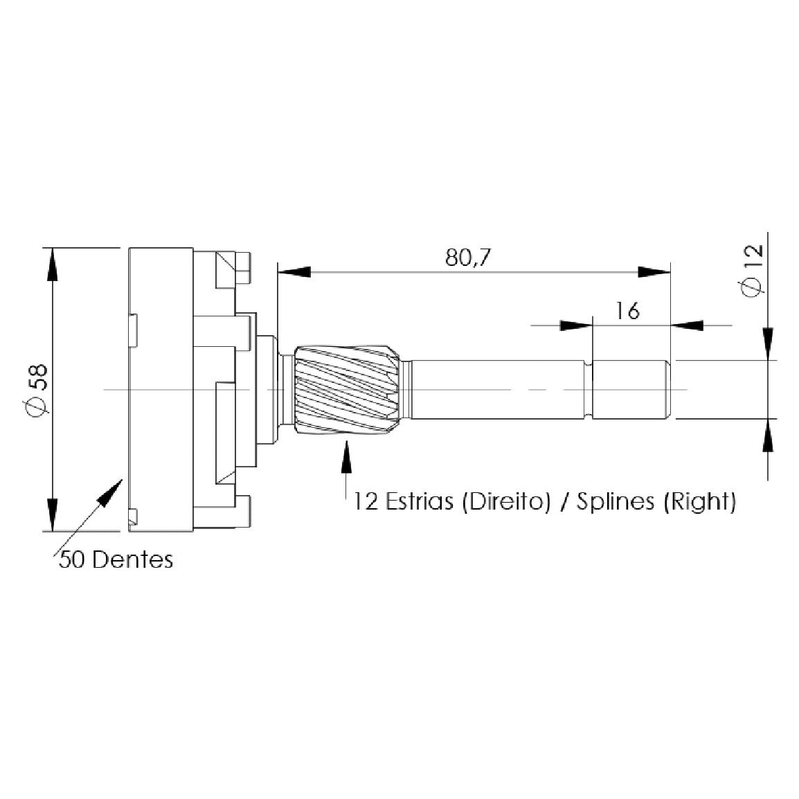 Planetária para Motor de Partida - Unifap - 14.368 - (4)