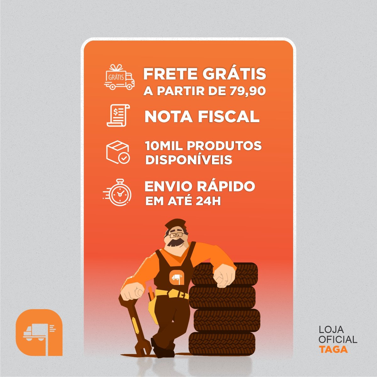 Porca Sextavado Chave 1.1/2'' - Fey - 19329 - (2)