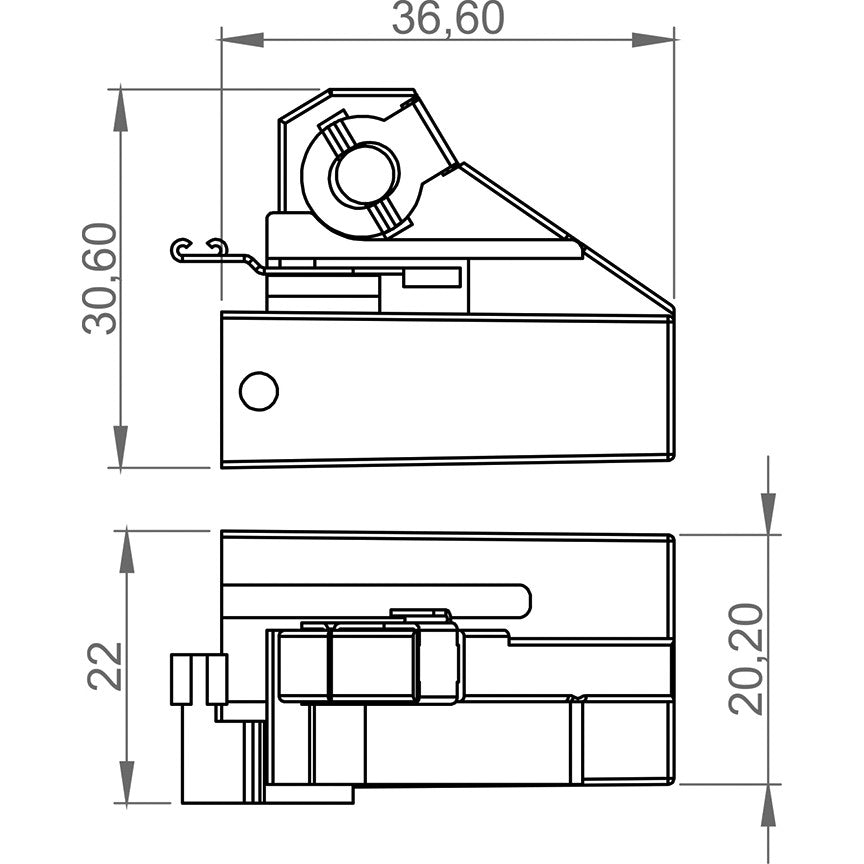 Porta Escovas para Alternador com 2 Escovas - Unifap - 2.211/2 - (3)
