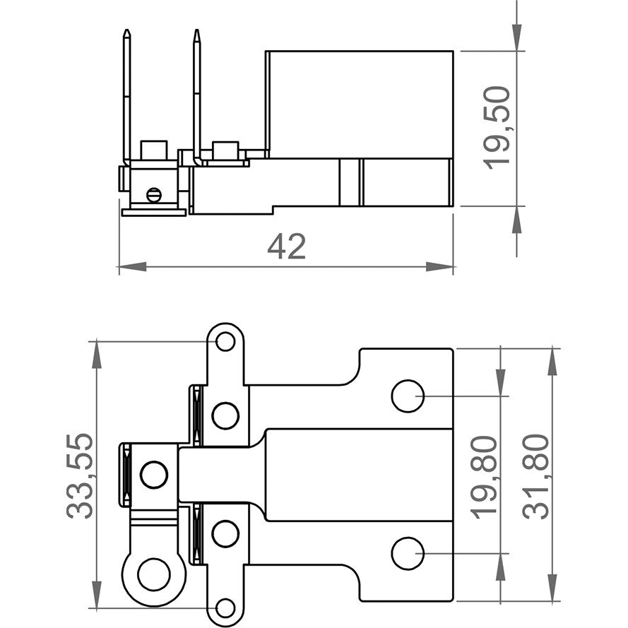 Porta Escovas para Alternador com 2 Escovas - Unifap - 2.208/2 - (3)
