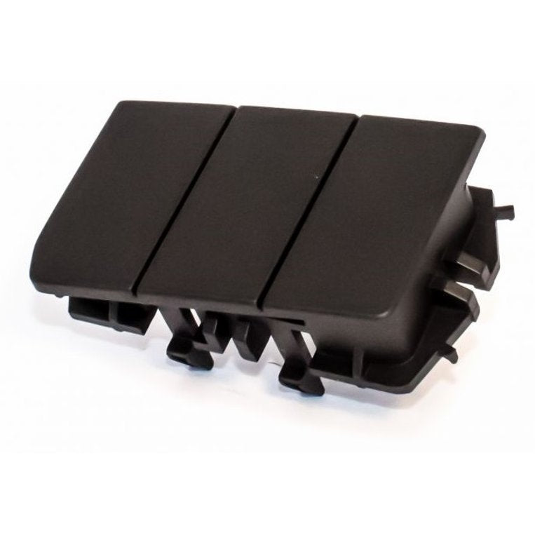 Remate Preto Central em Metal/Plástico - Kostal - 10290773 - (1)