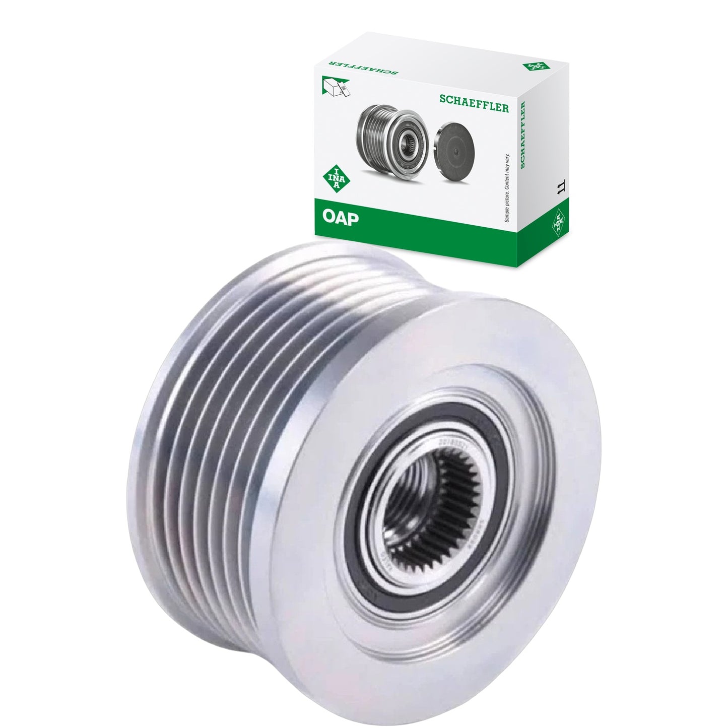 Roda Livre do Alternador M16X1,5 6 Canais 55,7x39,4 mm - INA - 535 0060 10 - (1)