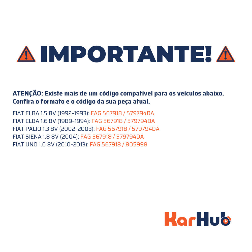 Rolamento de Roda Dianteiro G1 - FAG - 567918 - (5)