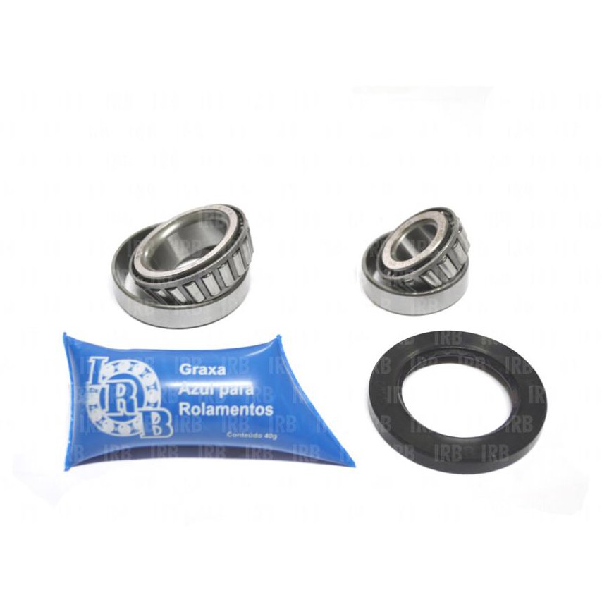Kit Rolamento de Roda Traseiro com Graxa e Anel Trava - IRB - IRB007 - (1)