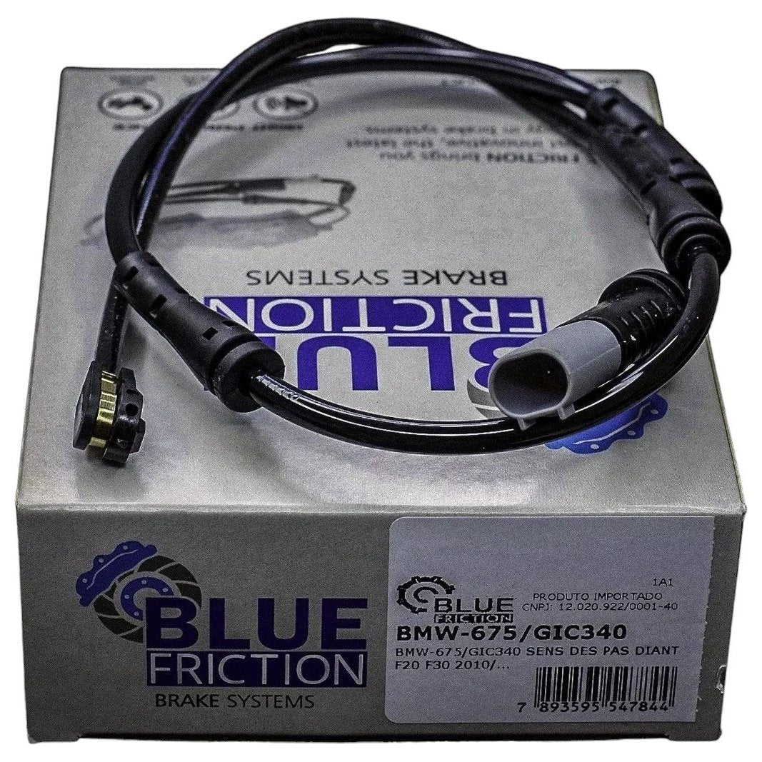 Sensor de Desgaste de Pastilha Dianteira 675mm - Blue Friction - BMW-675 - (1)