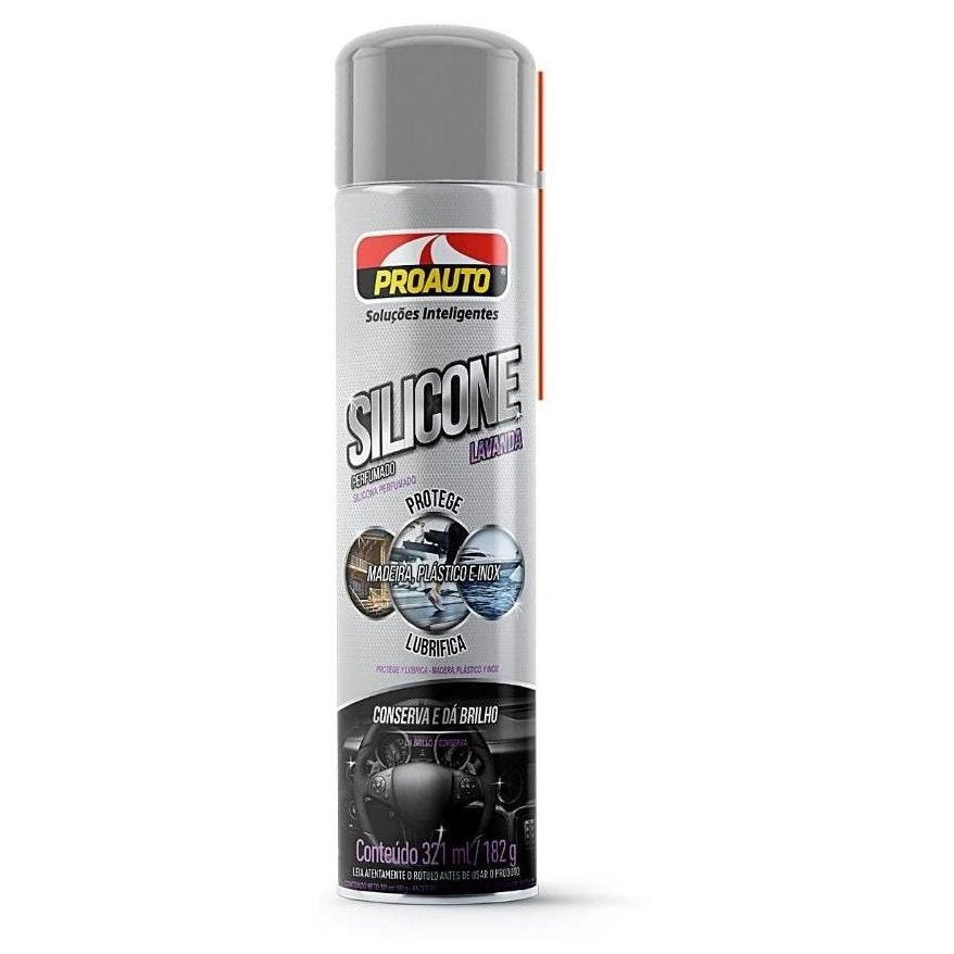 Silicone Spray Multiuso Perfumado Lavanda 321ml - Proauto - 2089 - (1)