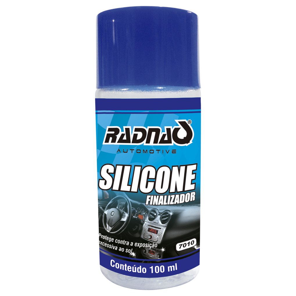 Silicone Líquido Finalizador para Painéis e Interiores 100ml - Radnaq - 7010 - (1)