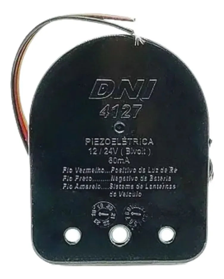 Sirene de Ré Compacta com Redutor de Som 12/24V - DNI - 4127 - (9)