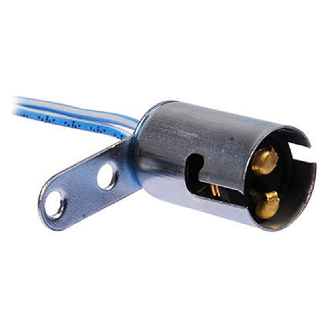 Soquete para Lâmpada de Metal 12V/24V Polos 1 - Rainha das Sete - ETE 7208 - (1)