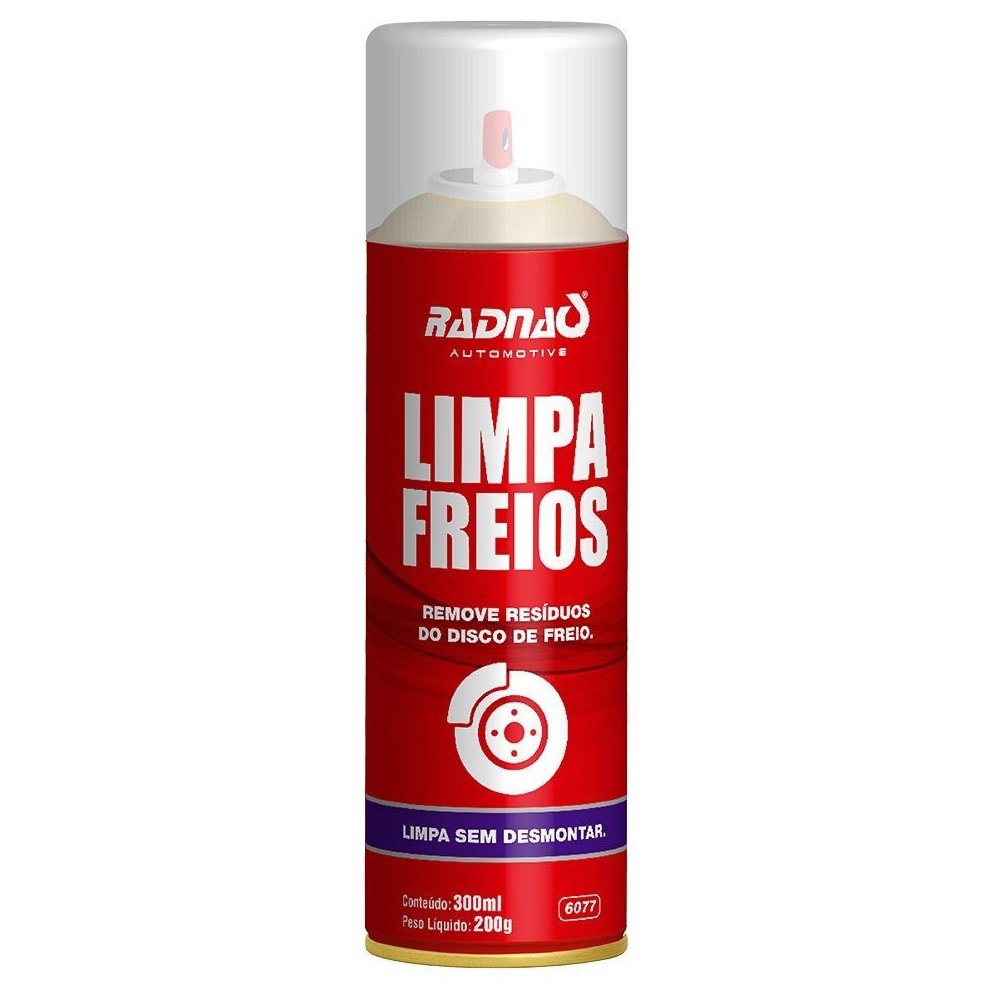 Limpa Freios Aerossol Universal 300ml Sem Desmontar - Radnaq - 6077 - (1)