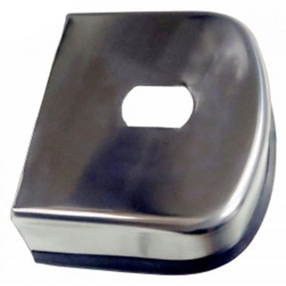 Tampa para Engate 100mm² em Inox Acabamento Borracha - DNI - 8328 - (1)