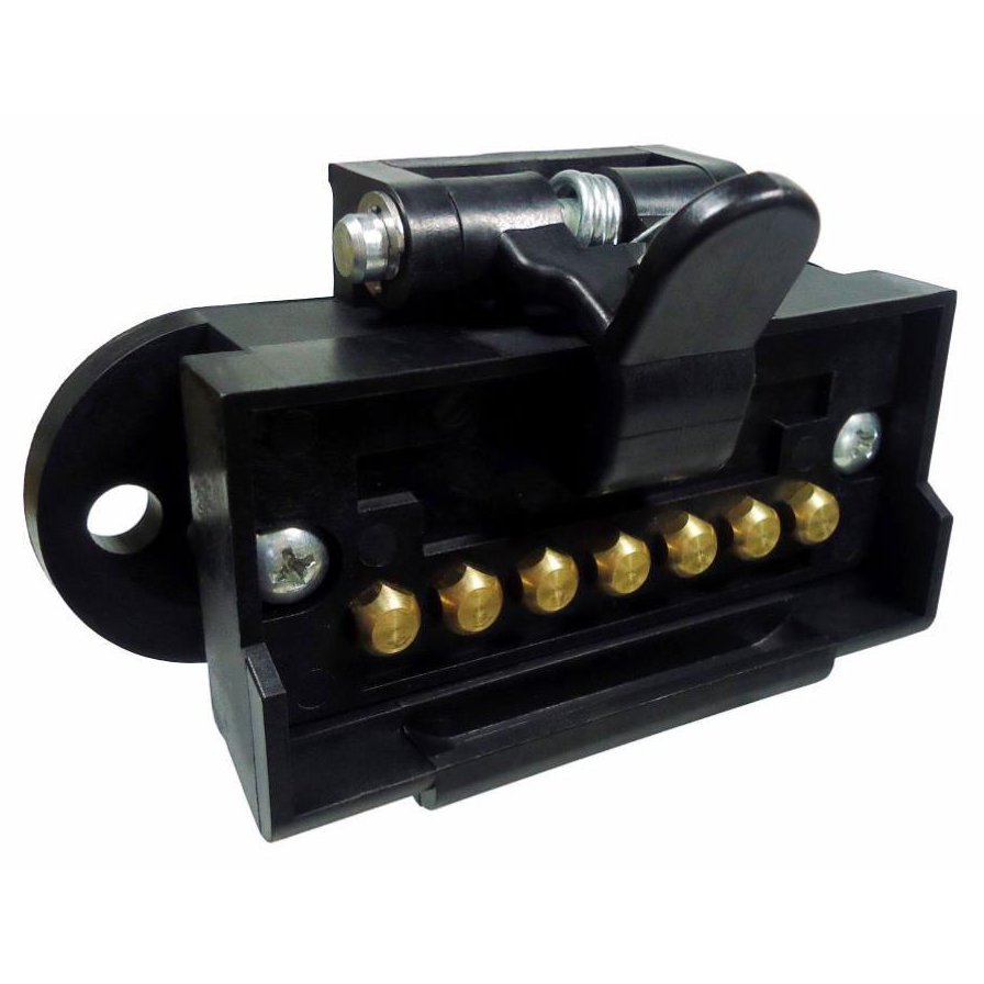 Tomada de Engate Fêmea 7 Polos Nylon Reforçada - DNI - 8300 - (1)