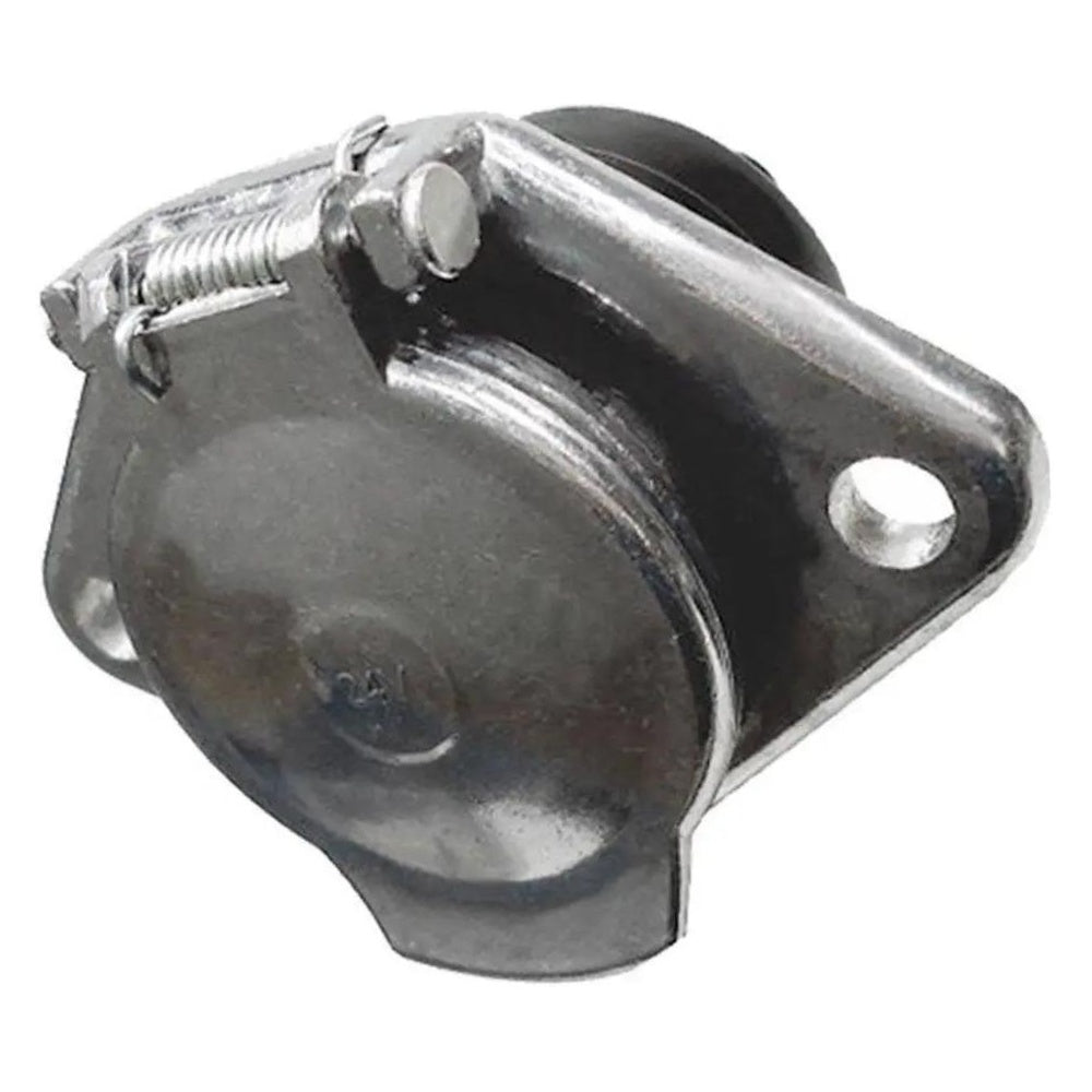 Tomada Reboque 7 Pinos Aluminio 24v Carreta Engate Fixo e Móvel - DNI - 8324 - (2)