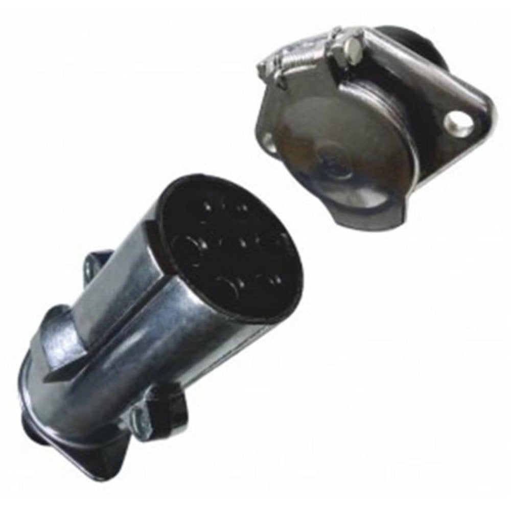 Tomada Reboque 7 Pinos Aluminio 24v Carreta Engate Fixo e Móvel - DNI - 8324 - (4)