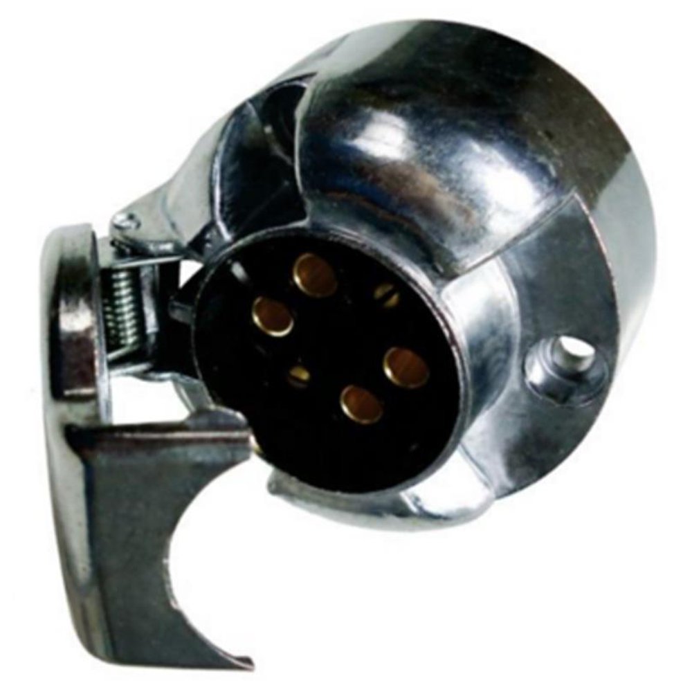 Conjunto de Tomada de Engate Móvel e Fixa 6 Polos - DNI - 8373 - (1)