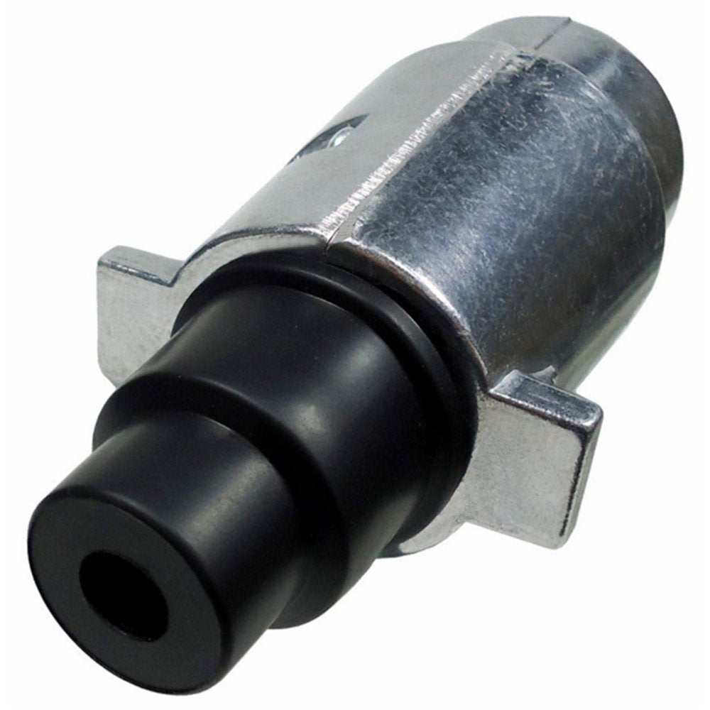 Tomada Macho Plástico Cromado 6 Polos Pino Alumínio - DNI - 8381 - (1)