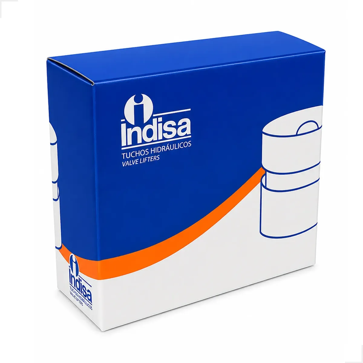 Jogo com 8 Tuchos de Válvula Hidráulico - Indisa - IND3002 - (8)