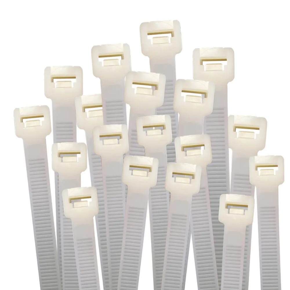 Abraçadeira de Nylon Branca 100x2,5mm Kit com 100 Peças - DNI - 5060-BR - (5)