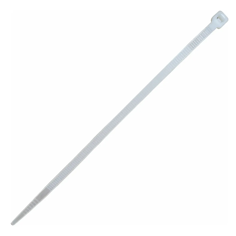 Abraçadeira de Nylon Branca 100x2,5mm Kit com 100 Peças - DNI - 5060-BR - (6)