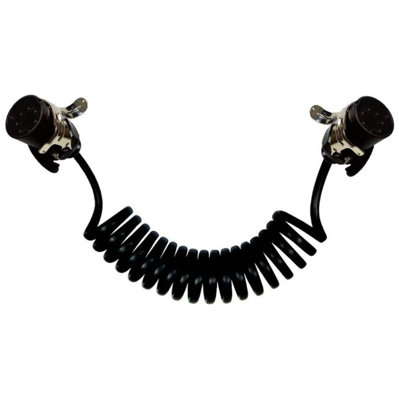 Chicote Elétrico Espiral 15 Vias com Conectores MachoxMacho 5,5 Metros - DNI - 8386 - (1)