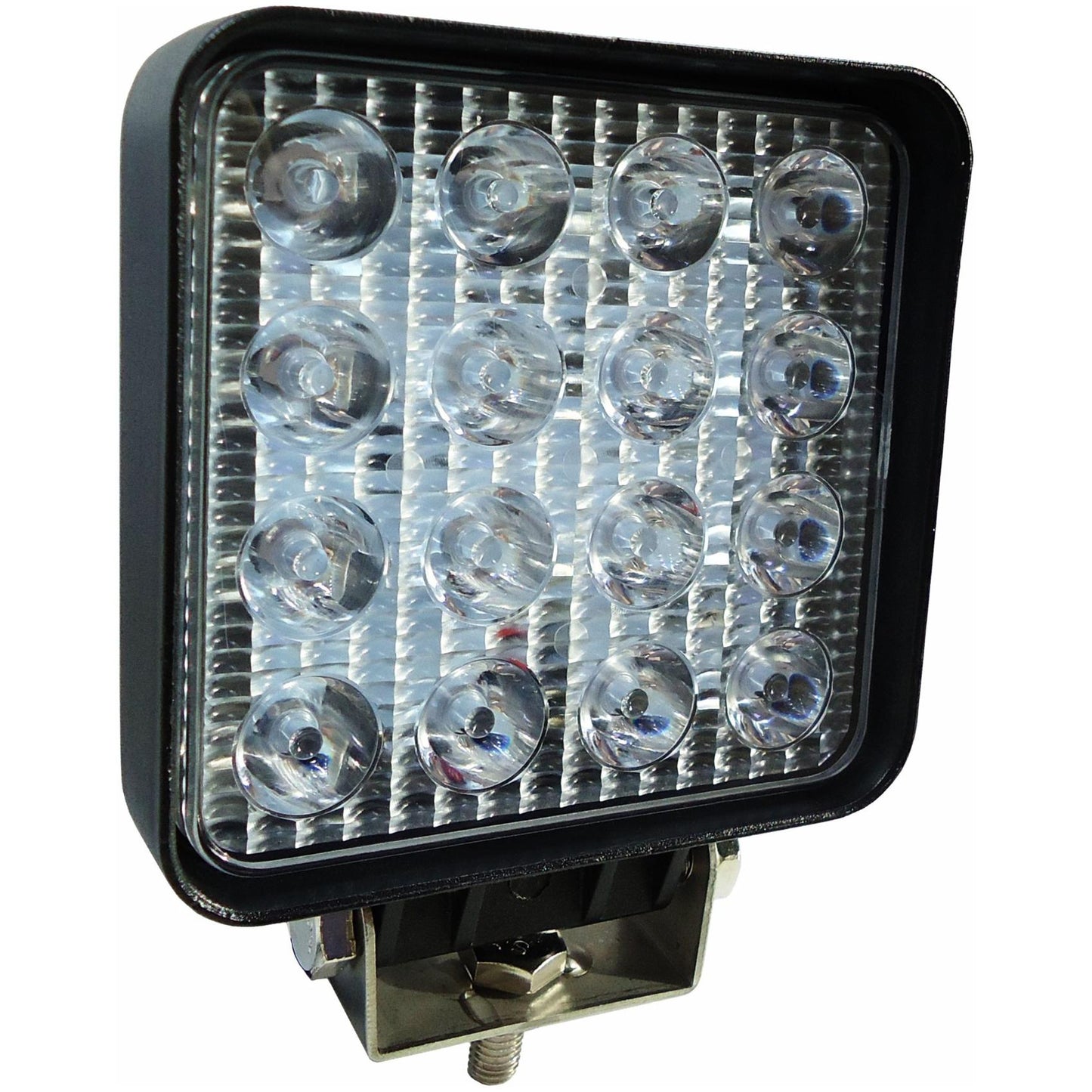 Farol Auxiliar de Trabalho LED Azul 48 Watts Quadrado para Pulverizadores - DNI - 4152 - (1)