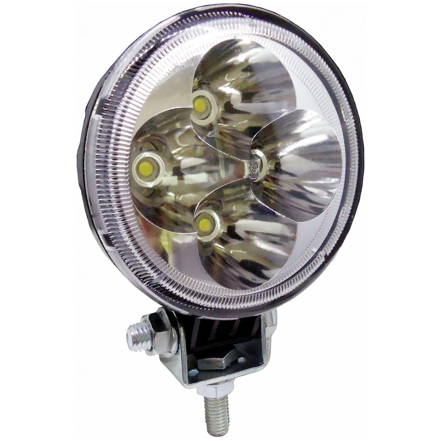 Farol Redondo de Trabalho LED 16w 9 a 48v para Tratores Diâmetro 8 cm - DNI - 4183 - (1)