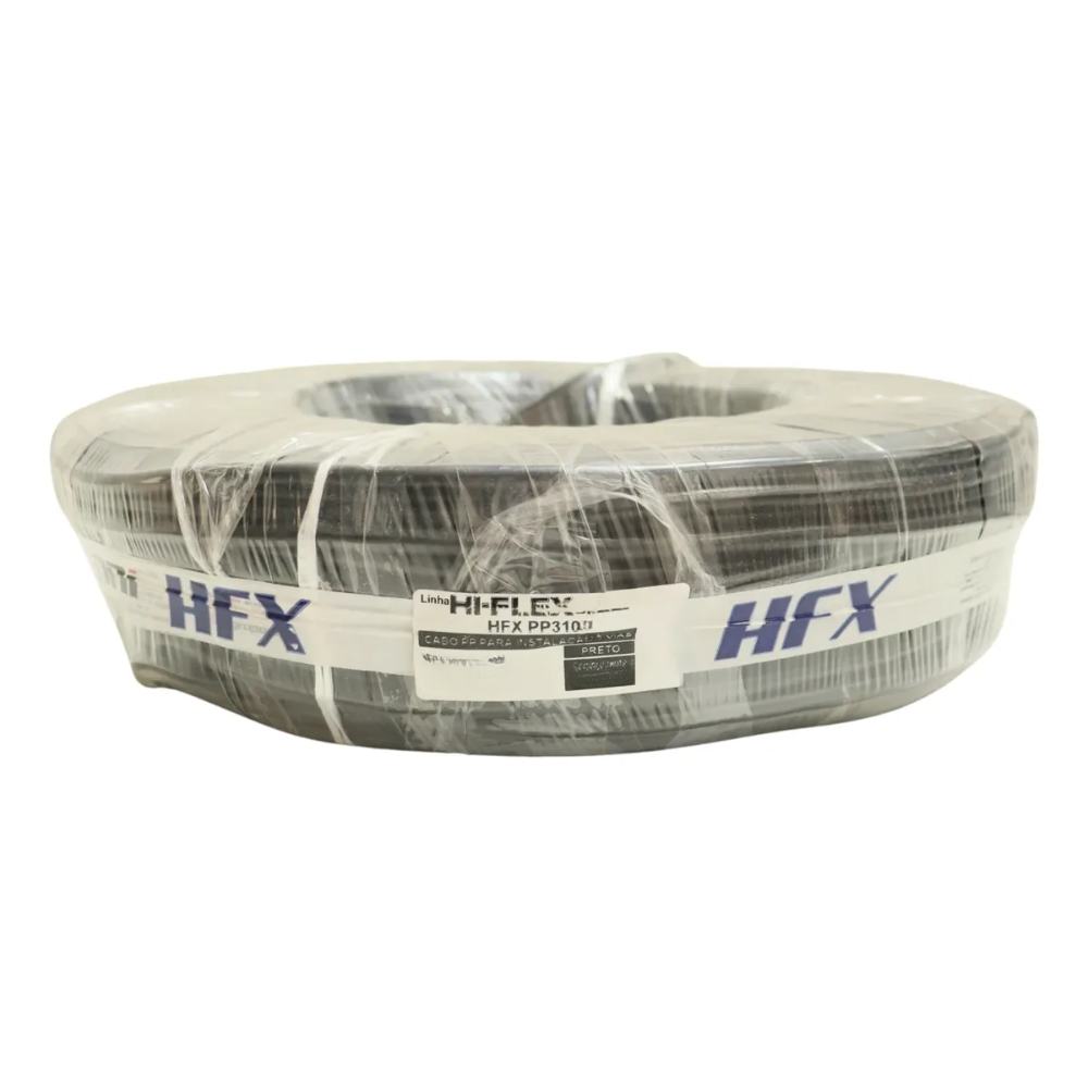 Cabo PP 3 Vias para Instalação Automotiva Liga de Cobre Rolo com 25 Metros - DNI - HYB PP310 - (7)