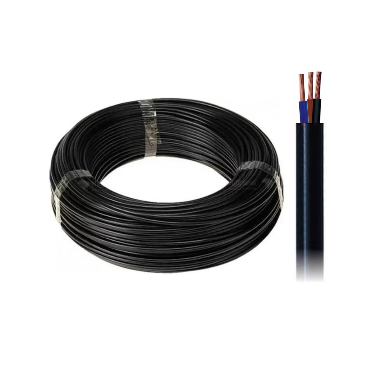 Cabo PP 300/500V 3x2,5mm Rolo com 25m - DNI - PP 325 - (1)
