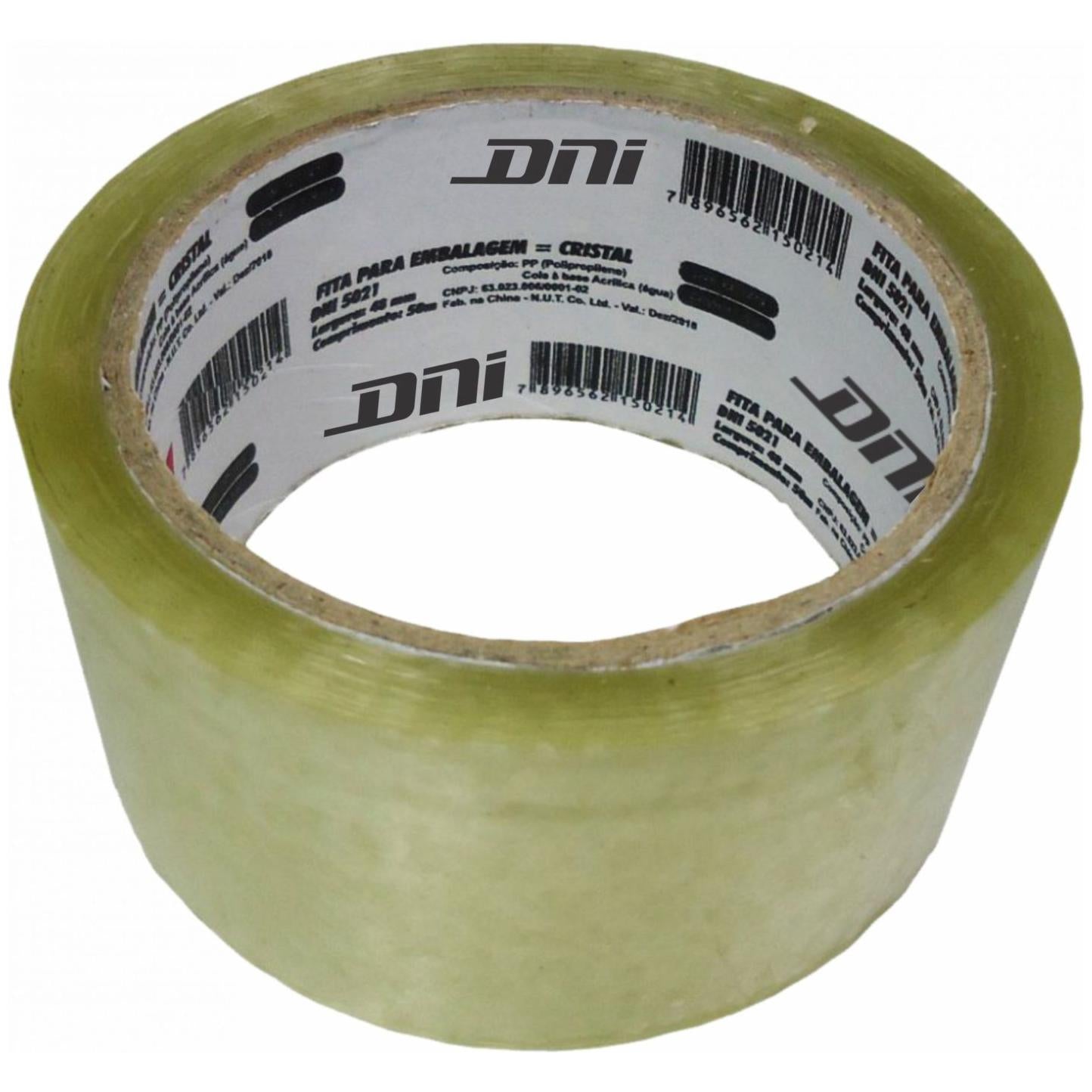 Fita Transparente para Embalagem Rolo 45 Metros - DNI - 5021 - (1)