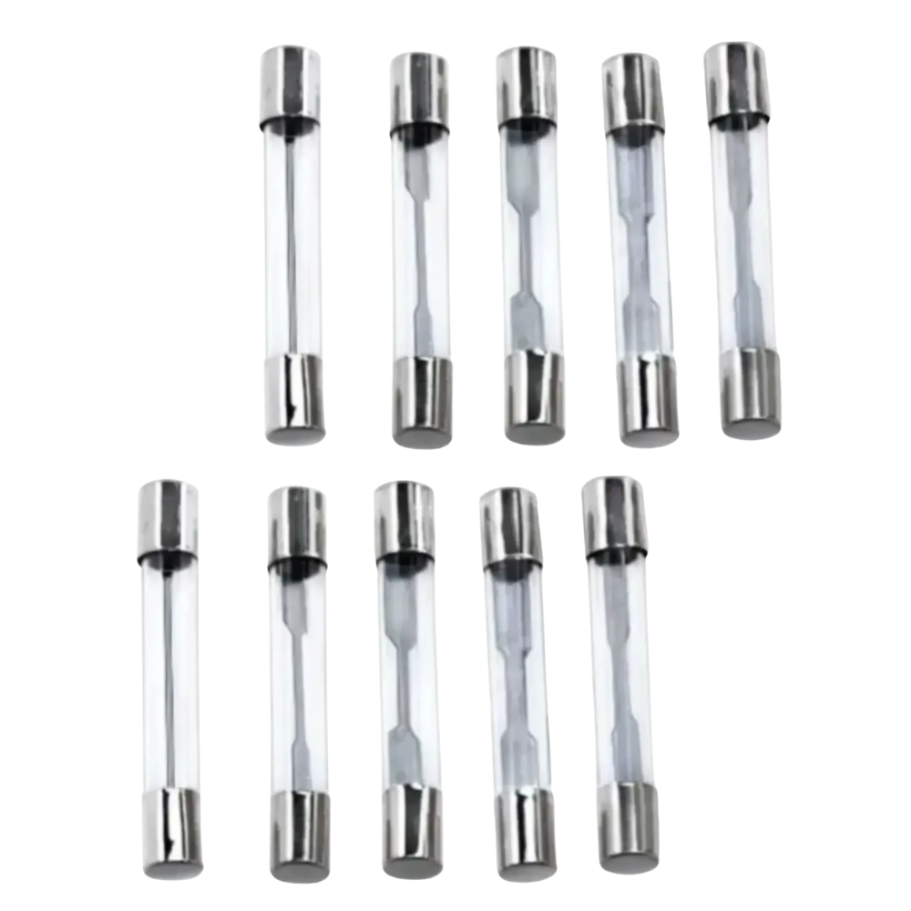 Kit 10 Fusível Vidro 2A Curto Universal 20x5 mm - DNI - 315002 - (3)