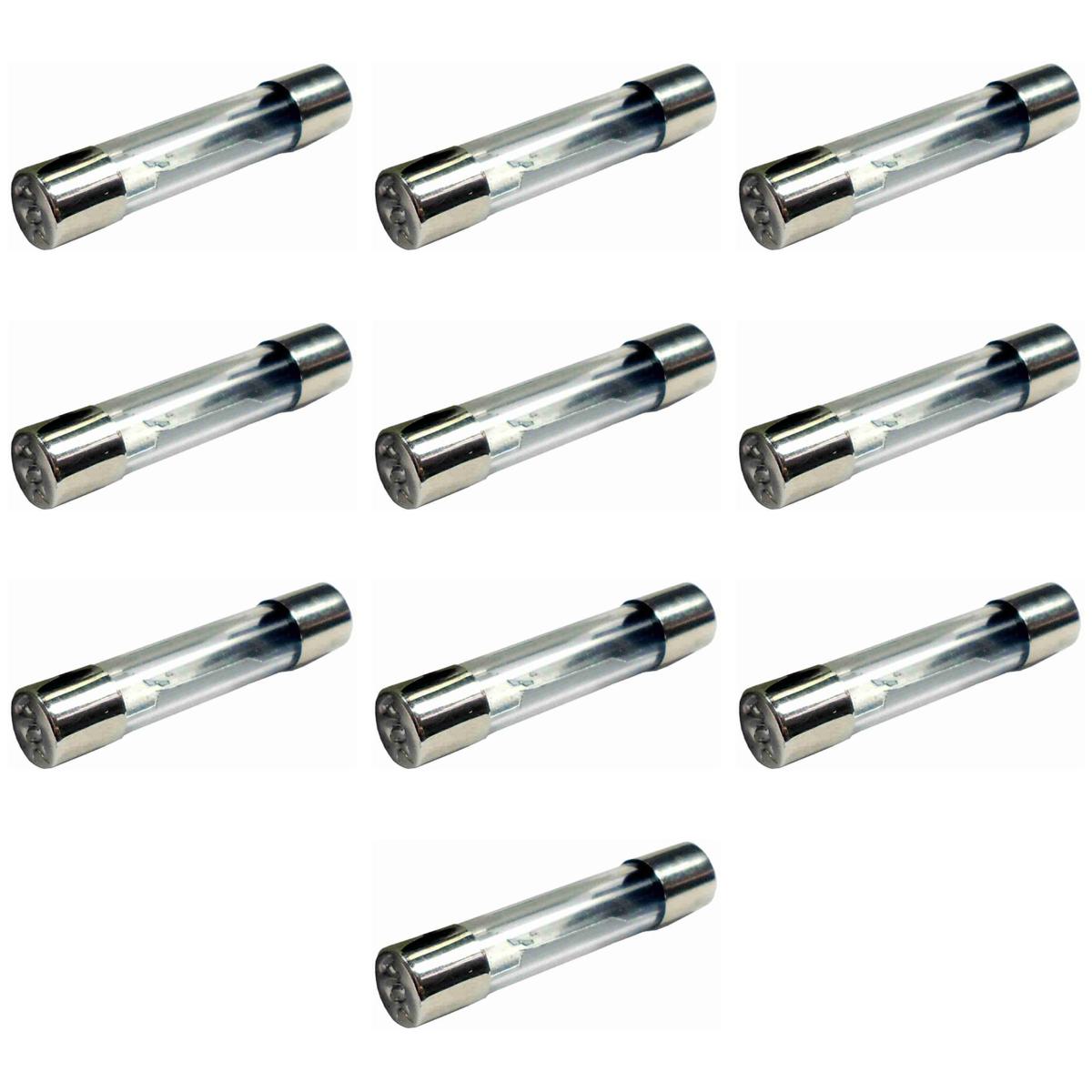 50 Fusíveis de Vidro 2A Curto Universal 20x5 mm - DNI 315002 - (2)