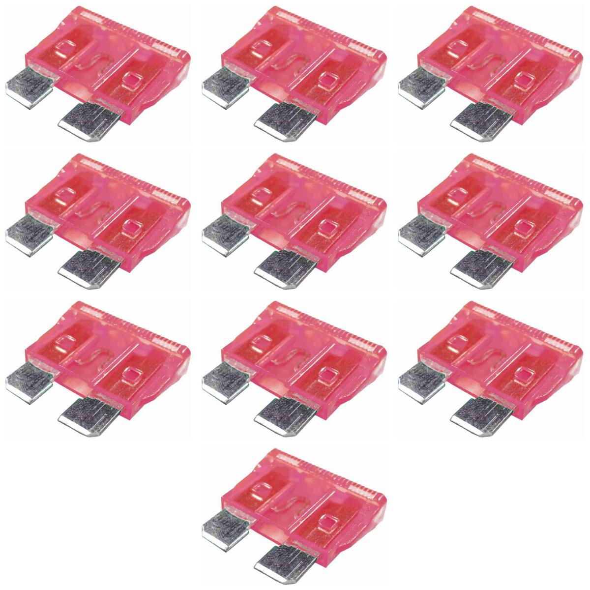 100 Fusíveis Lâmina 4A Universal - DNI 316004 - (2)