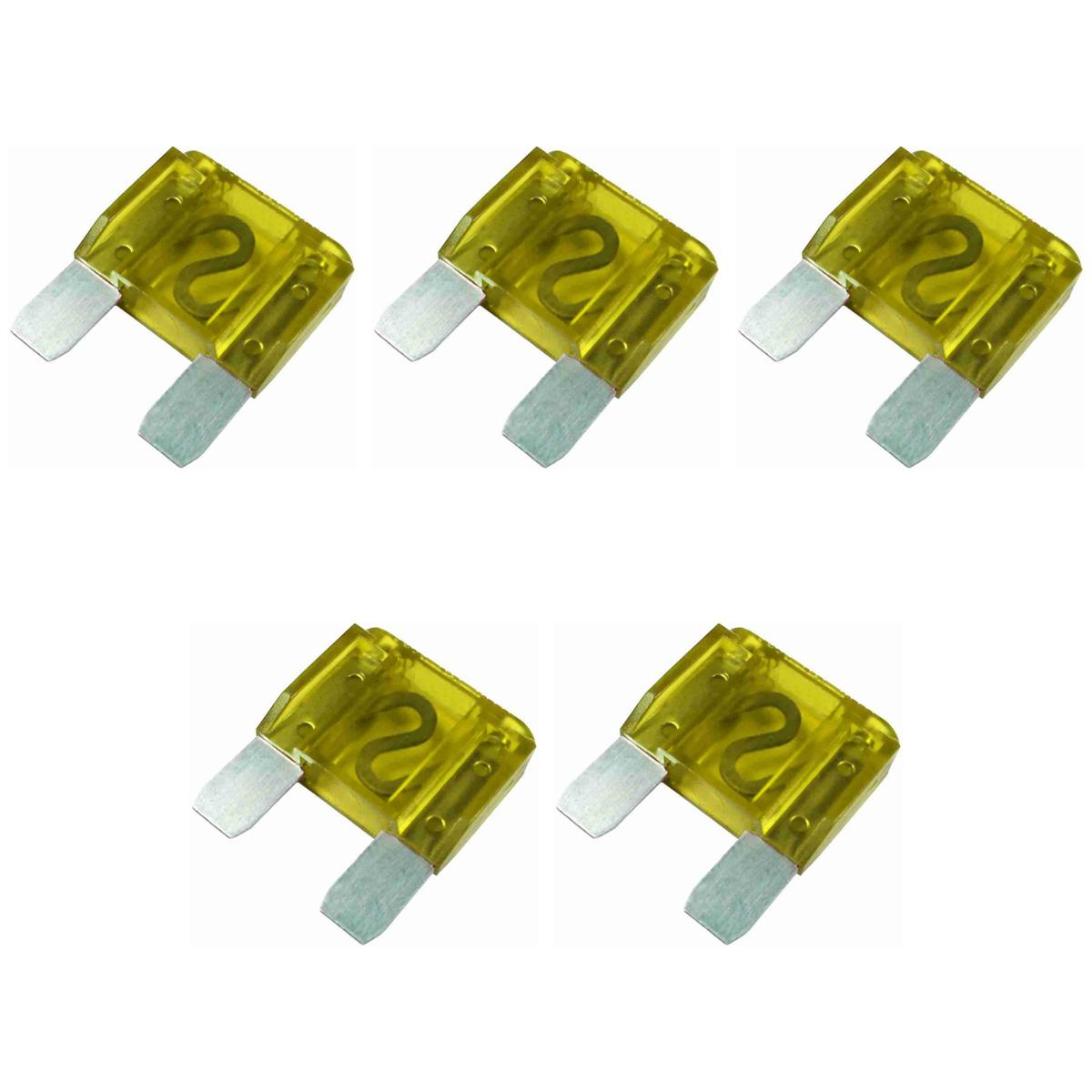 20 Fusíveis Maxi Lâmina 20A Universal - DNI 318820 - (2)