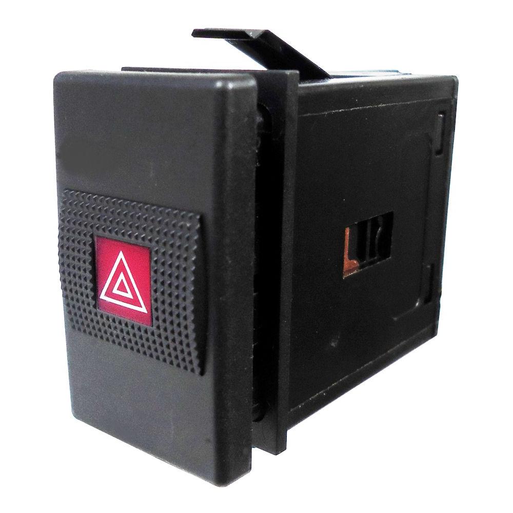 Interruptor de Luz de Emergência Botão do Pisca Alerta 8 Terminais - DNI - 2121 - (1)