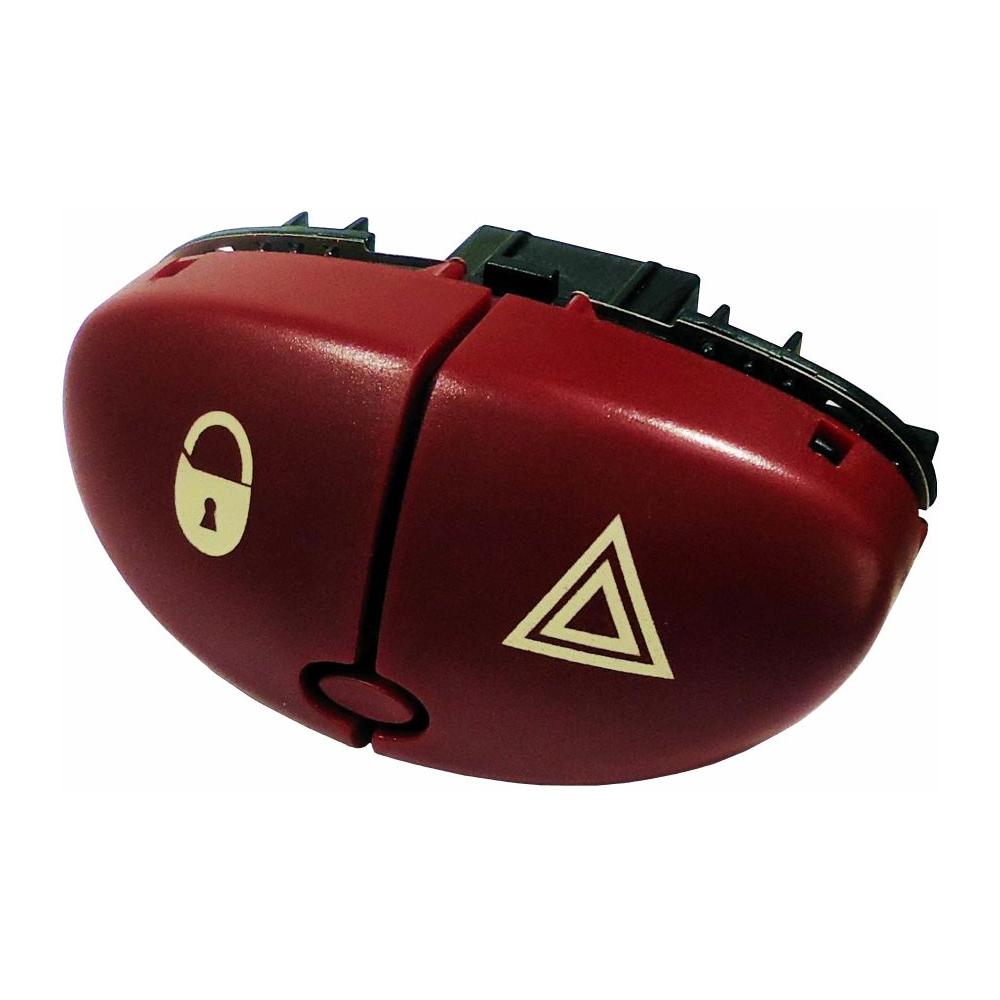Interruptor de Pisca Alerta e Trava Chave Comutadora - DNI - 2110 - (1)
