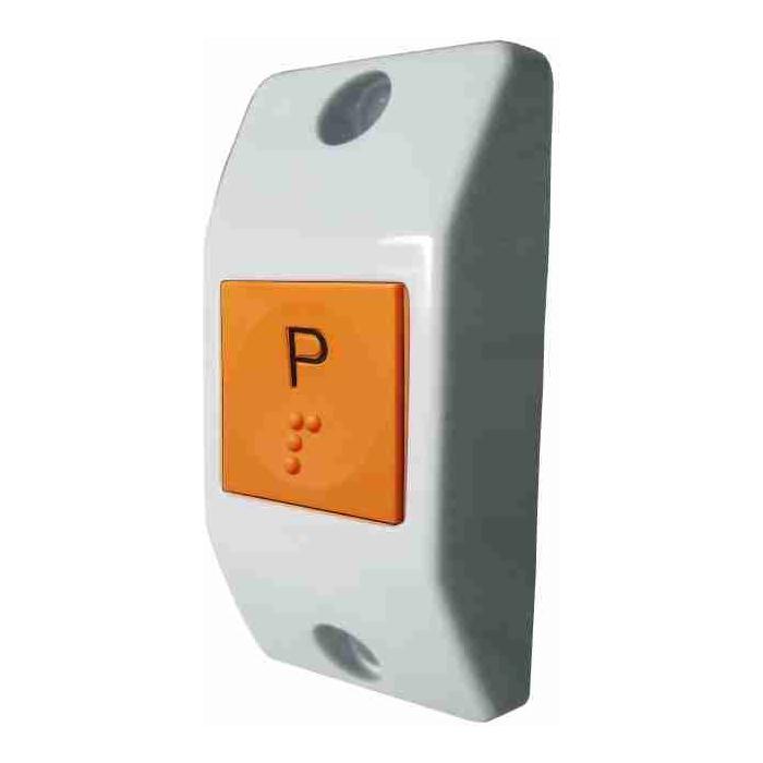 Interruptor Botão de Parada Solicitada Cinza 24V - DNI - 8806 - (1)