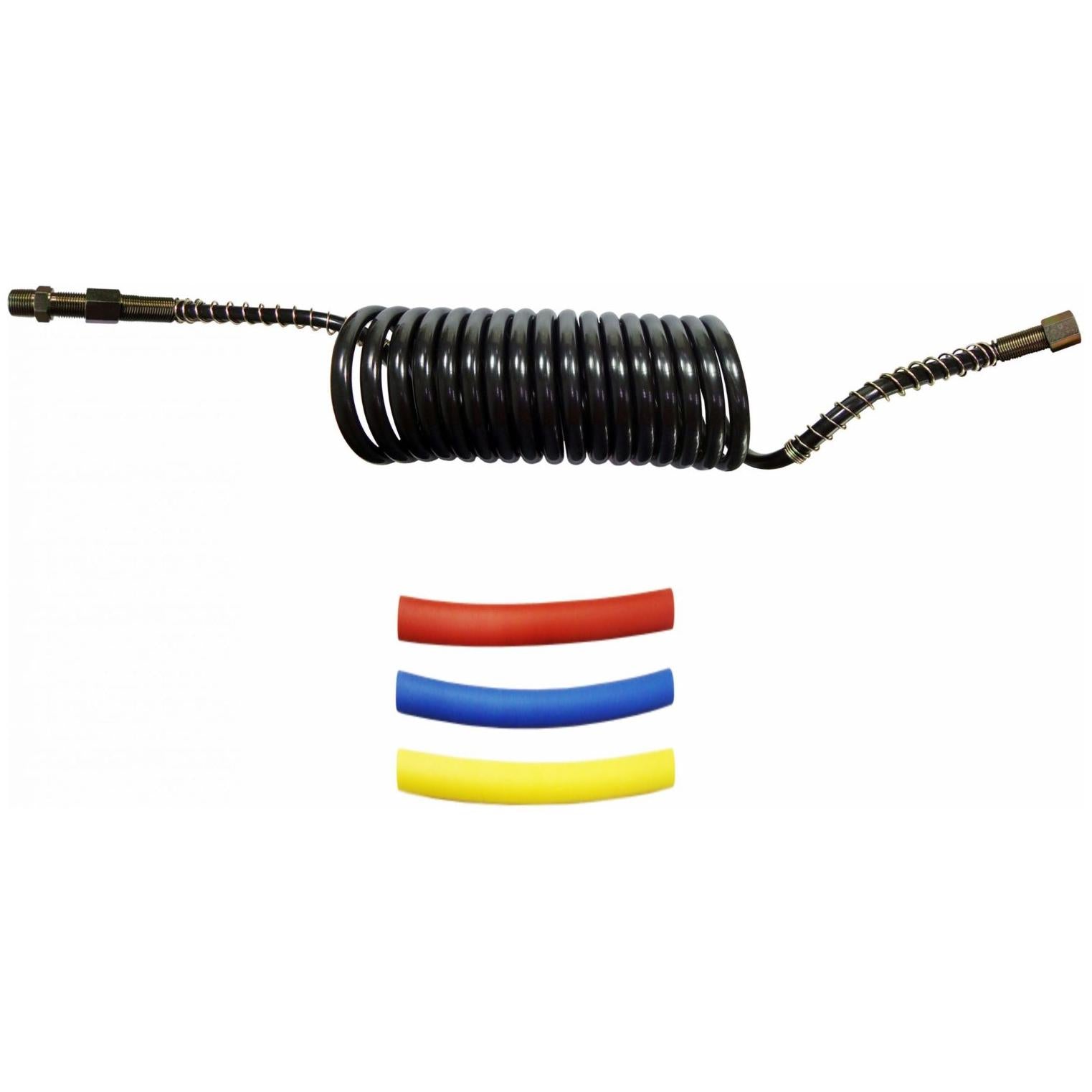 Mangueira Espiral para Freio a Ar 5,5m Macho 3/8xFêmea M16 Termo-retrátil - DNI - 8443 - (1)