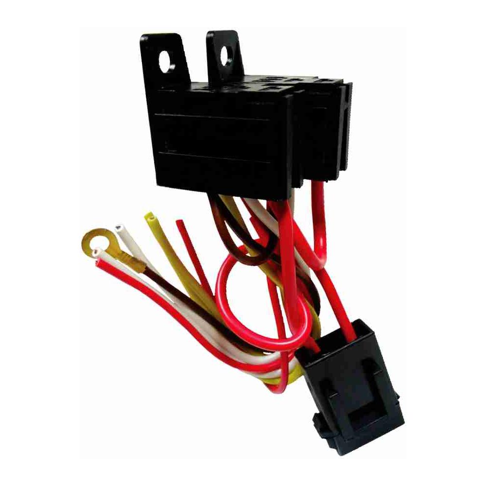 Chicote com Soquete Duplo e Fusível para Relé Mini 4 Terminais - DNI - 7537 - (1)