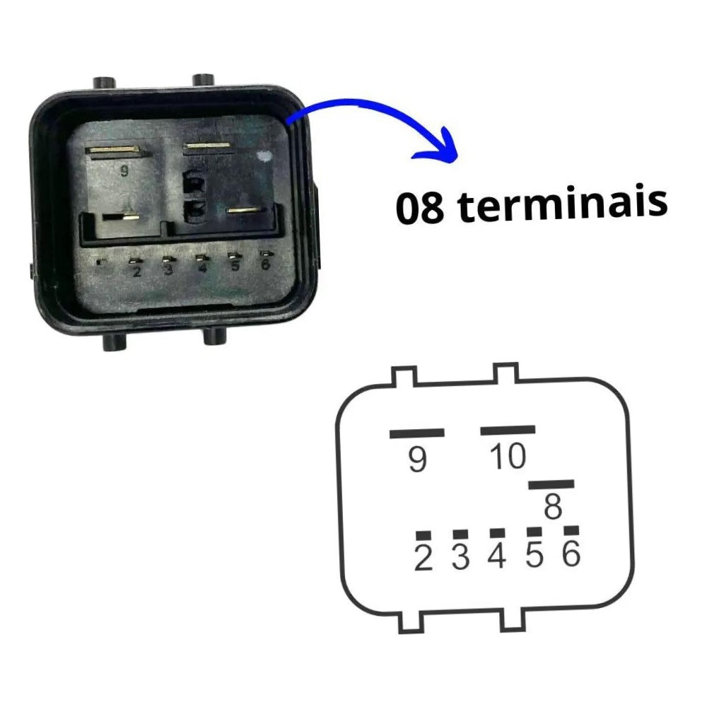 Módulo de Ventoinha Arrefecimento 12V - DNI - 8405 - (6)