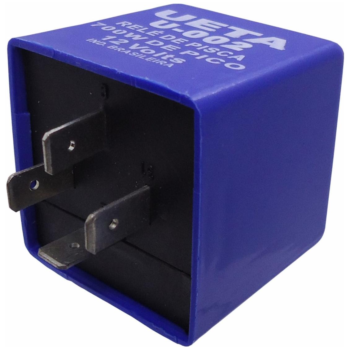 Relé de Pisca Alta Potência 12V 700W U002 Caneca Azul - DNI - PTP12 - (1)
