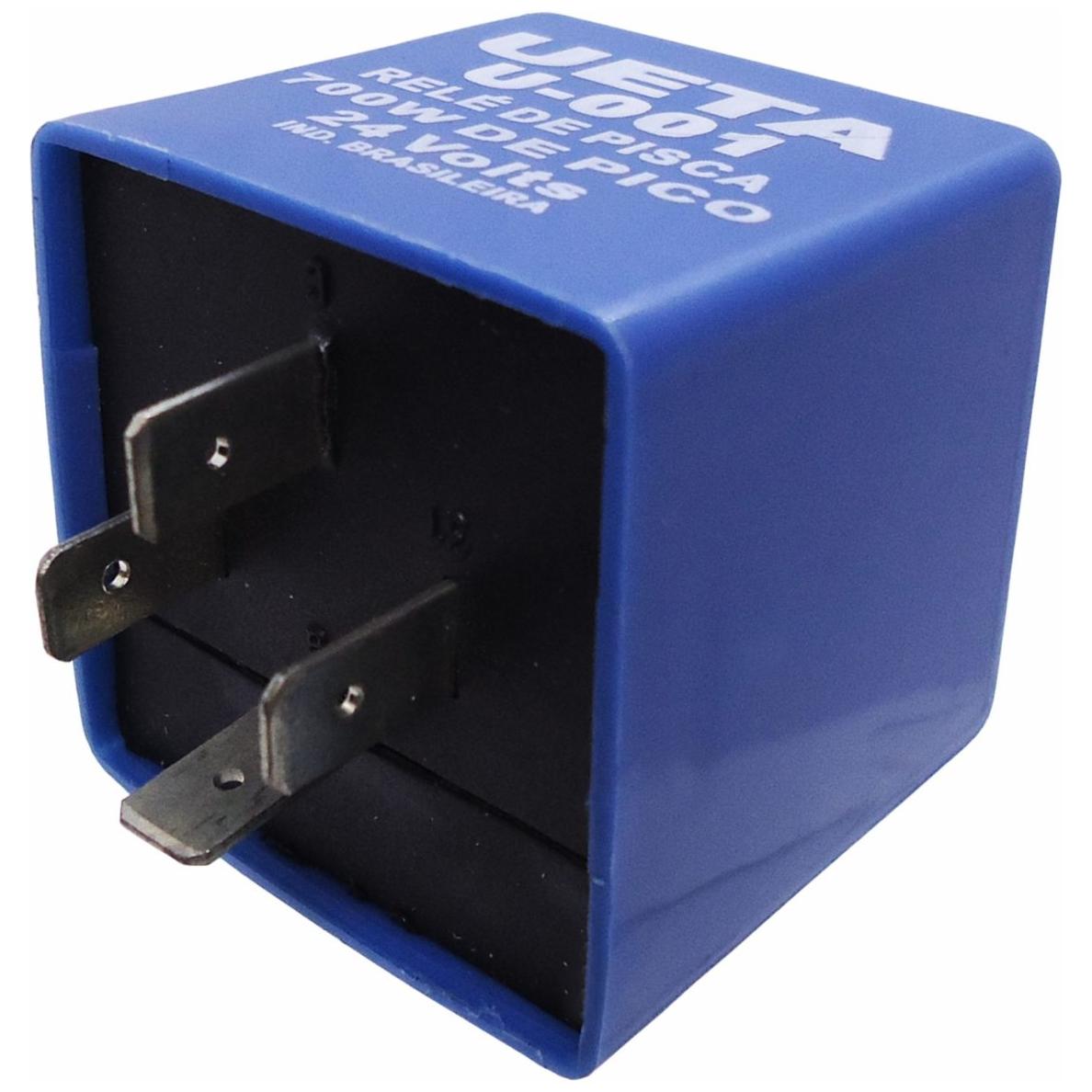 Relé de Pisca Alta Potência 24V 700W Caneca Azul - DNI - PTP24 - (1)
