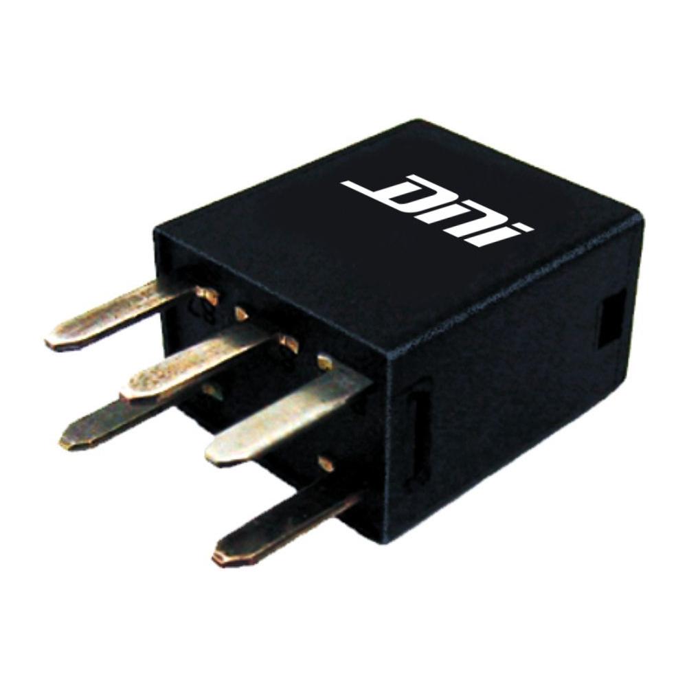 Relé Mini Auxiliar Reversor com Resistor 30/20A 12V 5 Terminais - DNI - 8112 - (1)