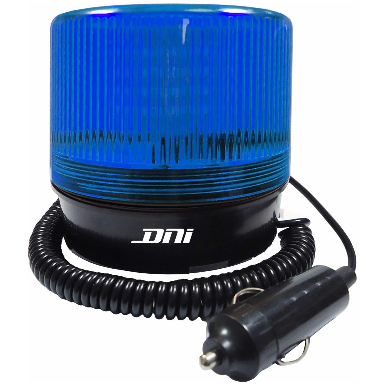 Sinalizador Visual Giroflex Giroled e Strobo com Plug 8 Funções Azul Bivolt - DNI - 4286 - (1)
