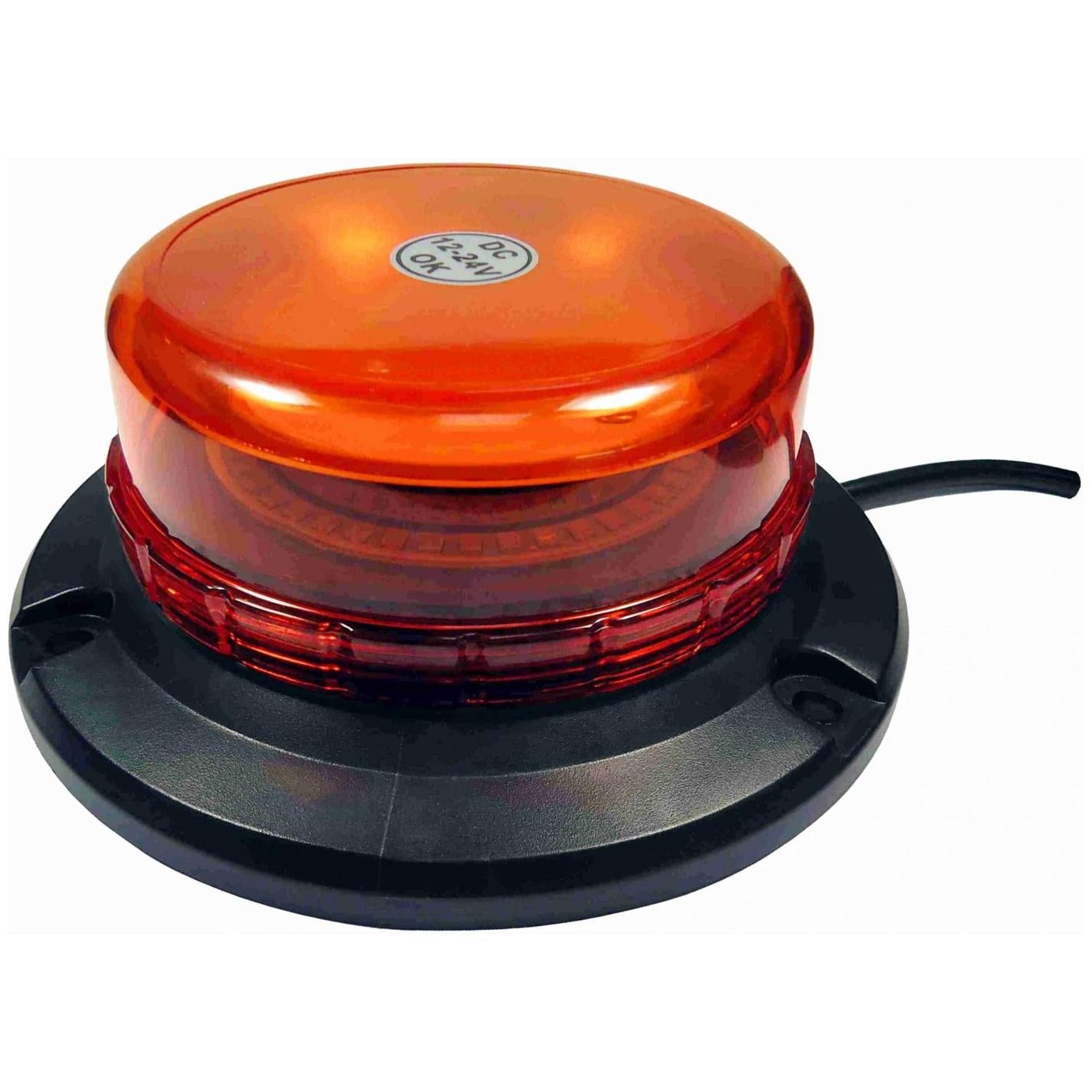 Sinalizador Giroflex Led Âmbar Rotativo e Strobo 20w 12v 24v Tripla Função - DNI - 4091 - (7)