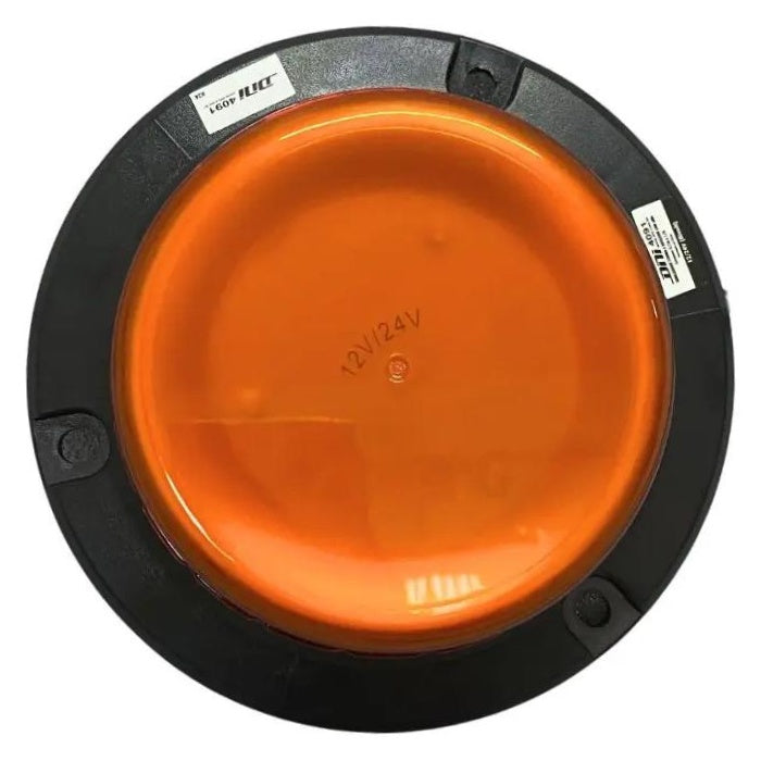 Sinalizador Giroflex Led Âmbar Rotativo e Strobo 20w 12v 24v Tripla Função - DNI - 4091 - (3)