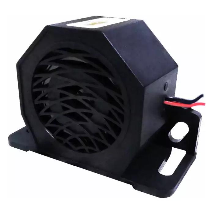 Sirene Marcha Ré Som Branco Blindada Direcional IP 68 12 a 80V - DNI - 3600 - (1)
