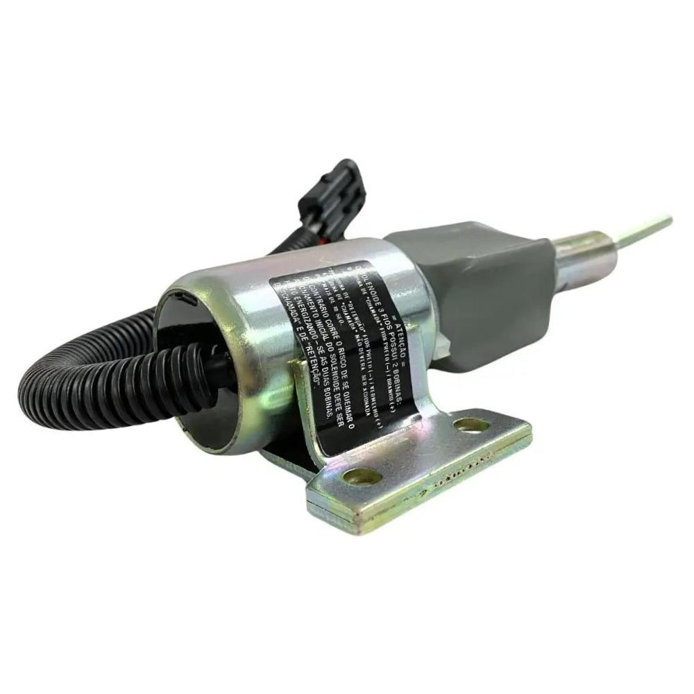Solenoide de Parada 12V Plug 3 Terminais - DNI - 8069 - (2)
